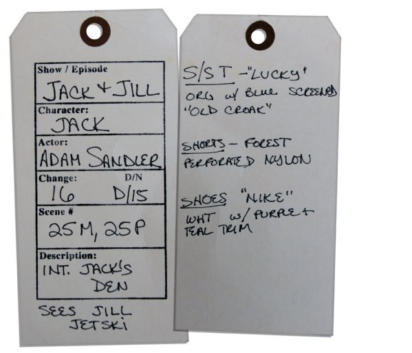 Adam Sandler Worn Costume From ''Jack and Jill''