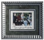 George W. Bush Candid Signed 10'' x 8'' Photo