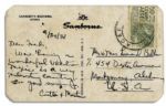 Postcard Signed & Written by Coretta Scott King -- Signed Coretta & Martin -- Dated 1958
