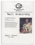 Neil Armstrong Signed 8'' x 10'' NASA Photo -- Uninscribed