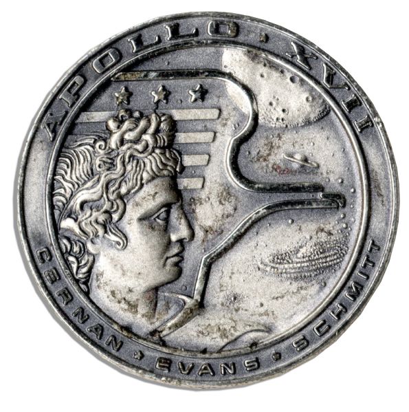 Jack Swigert's Own Apollo 17 Unflown Robbins Medal, Serial Number 228