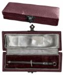 Marlene Dietrich Personally Owned Silver Swizzle Stick