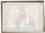 Bugs Bunny Animation Cel -- A Rare Work in Progress, With Pencil Sketch of Bugs Underneath the Cel -- Owned by Ray Bradbury
