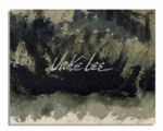 Ray Bradbury Personally Owned Watercolor Painting by American Artist Jake Lee