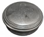 Ray Bradbury Personally Owned Verdugo Hills Hospital Award -- Lidded Box Handmade of Pewter