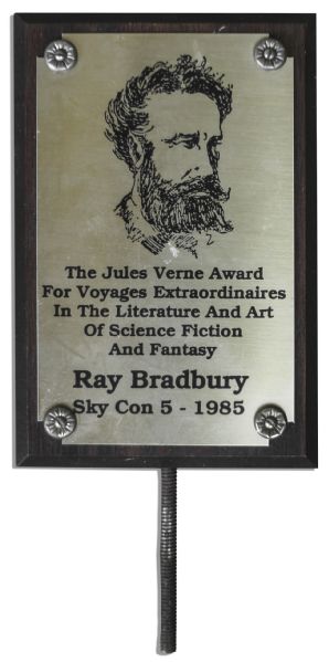 Ray Bradbury's Jules Verne Award From Sky Con 5