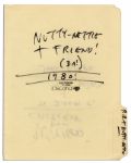 Ray Bradbury Hand-Labeled File Folder, Housing Clipped Article From ''Cat Fancy'' Magazine of a Bradbury Interview About the Family Cats Including Their Favorite ''Nutty'' -- COA From Estate