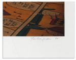 Ray Bradbury Owned Limited Edition Cibachrome Photo Print -- No. 2 of 10 -- Depicts Andy Capp Comic Fragments -- Framed to 32.25'' x 30.35'' -- Print Is Near Fine -- With COA From Estate