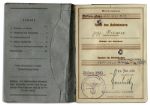 German Nazi Identification Books -- For Two Luftwaffe Pilots