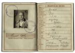 German Nazi Identification Books -- For Two Luftwaffe Pilots