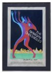Ray Bradbury Personally Owned Large Framed Posters -- Regarding ''The Martian Chronicles''