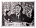 Ray Bradbury Owned 15.5'' x 19.5'' Photo of Forrest Ackerman & 25.5'' x 19.5'' Photo of Bradbury Giving a Speech in 1973 at The International Colloquium on Mars