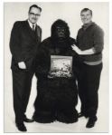 Ray Bradbury Owned 15.5'' x 19.5'' Photo of Forrest Ackerman & 25.5'' x 19.5'' Photo of Bradbury Giving a Speech in 1973 at The International Colloquium on Mars