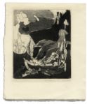 Ray Bradbury Owned Art -- Photograph, 2 Limited Editions Prints by Marianne Lane & James Moore & Hummingbird Pointillism Print -- Near Fine -- With COA From Estate