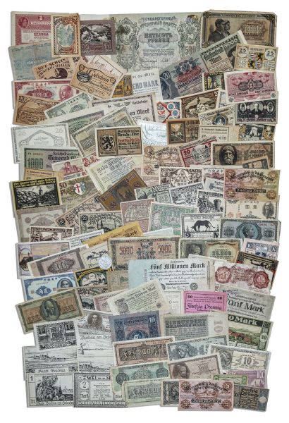 Ray Bradbury Personally Owned Collection of Nearly 1,000 Vintage Stamps & Foreign Currency