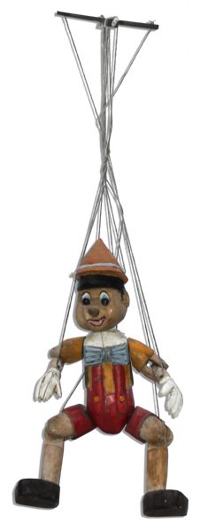 Ray Bradbury Personally Owned Pinocchio Marionette Doll