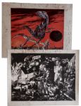 Ray Bradbury Owned Lot of 14 Art Posters -- Prints by Matisse, Picasso & Andrew Wyeth -- Largest Measures 25'' x 38'' -- Foxing and Creasing, Good to Very Good Condition -- COA From Estate