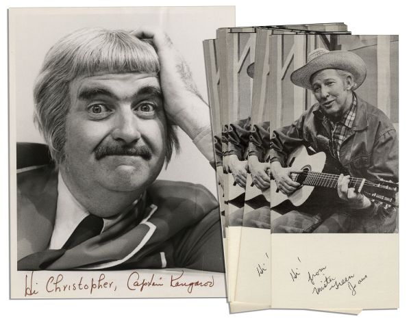 Vast Lot of Hugh Brannum Photos and Letters -- Some From the ''Captain Kangaroo'' Set Where Brannum Famously Played Mr. Green Jeans