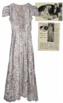 Gown Worn By Queen Elizabeth II as Princess -- Scarce