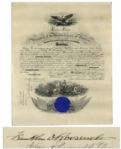 Franklin D. Roosevelt Large Naval Document Signed