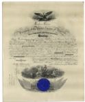 Franklin D. Roosevelt Large Naval Document Signed