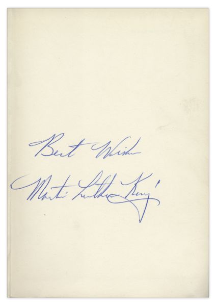 Martin Luther King, Jr. Signed ''Why We Can't Wait'' Dutch Edition -- Powerful and Eloquent Signed Book by King