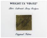 Fabric From the Wright Brothers ''Vin Fiz'', the First Airplane to Cross the United States