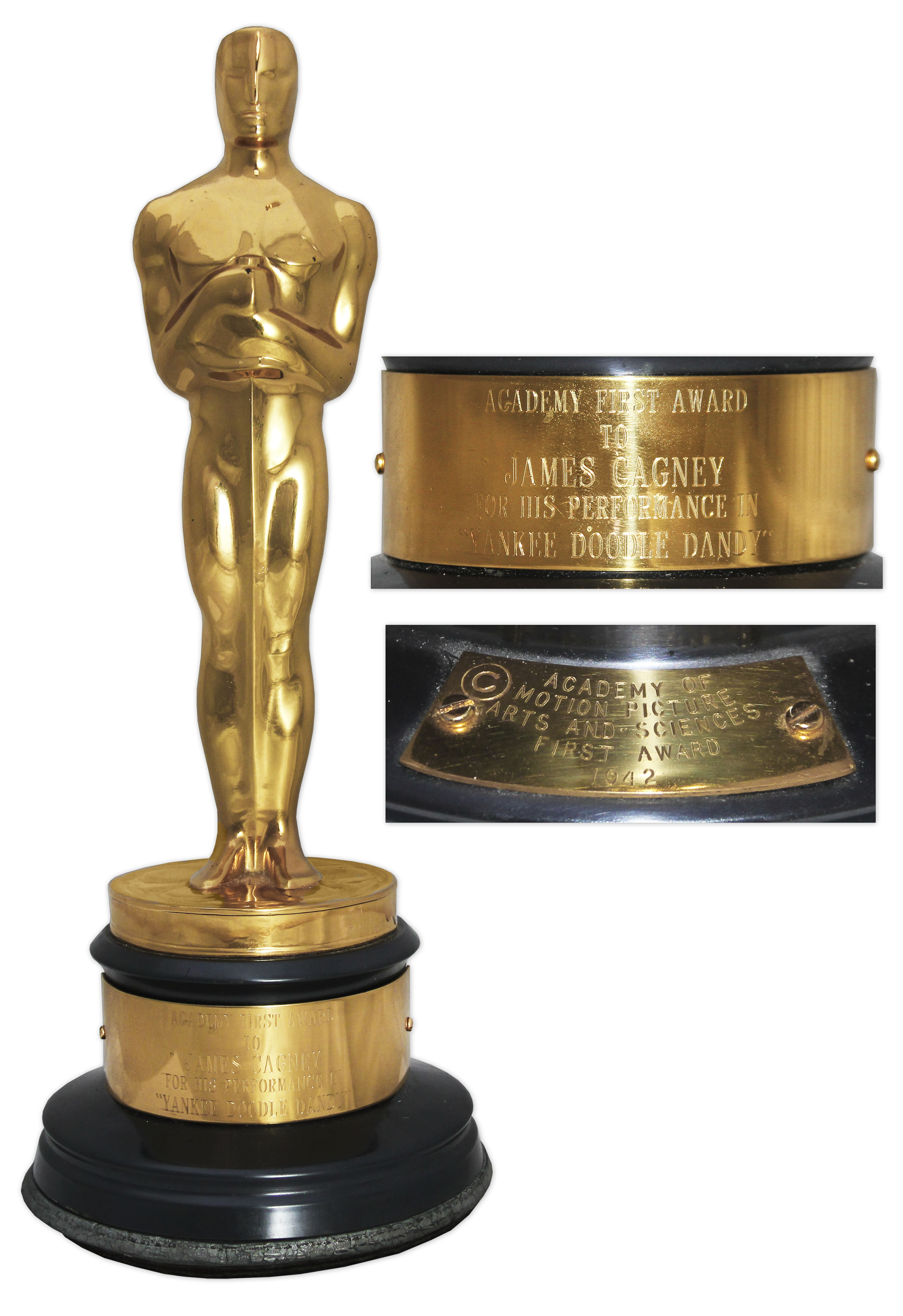 Lot Detail - Academy Award for Best Actor Won by James ...