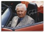 Signed 7 x 5 Photo of Legendary Automaker Ferdinand Ferry Porsche -- Near Fine