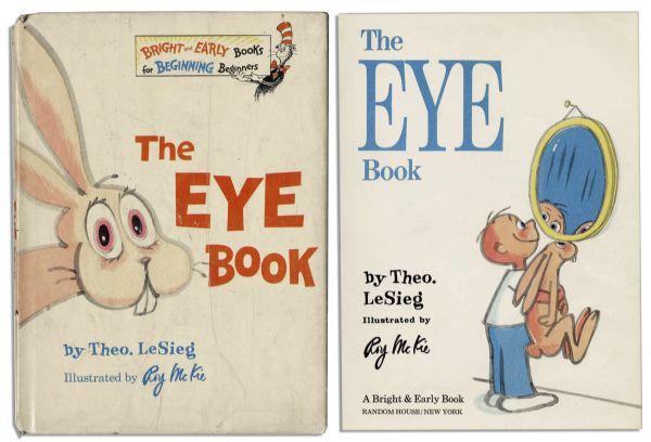 Dr. Seuss ''The Eye Book'' -- First Edition, First Printing