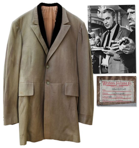 Gary Cooper's Jacket From the 1954 Western, ''Vera Cruz'' -- An Important Western That Greatly Influenced Sergio Leone & Other Filmmakers of the 1960's & 70's
