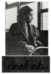 Rosa Parks 8 x 10 Photo Signed
