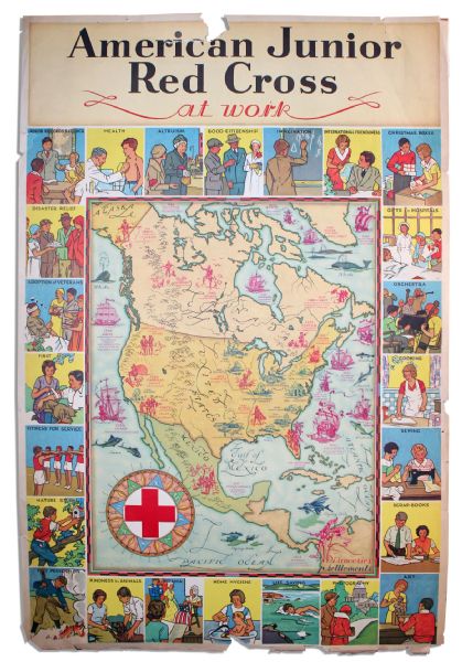 1932 Junior Red Cross Poster by H.M. Rundle