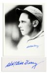 Baseball Legend William Bill Harold Terry Signs WH/Bill Terry to a 8 x 10 Glossy Photo -- Fine