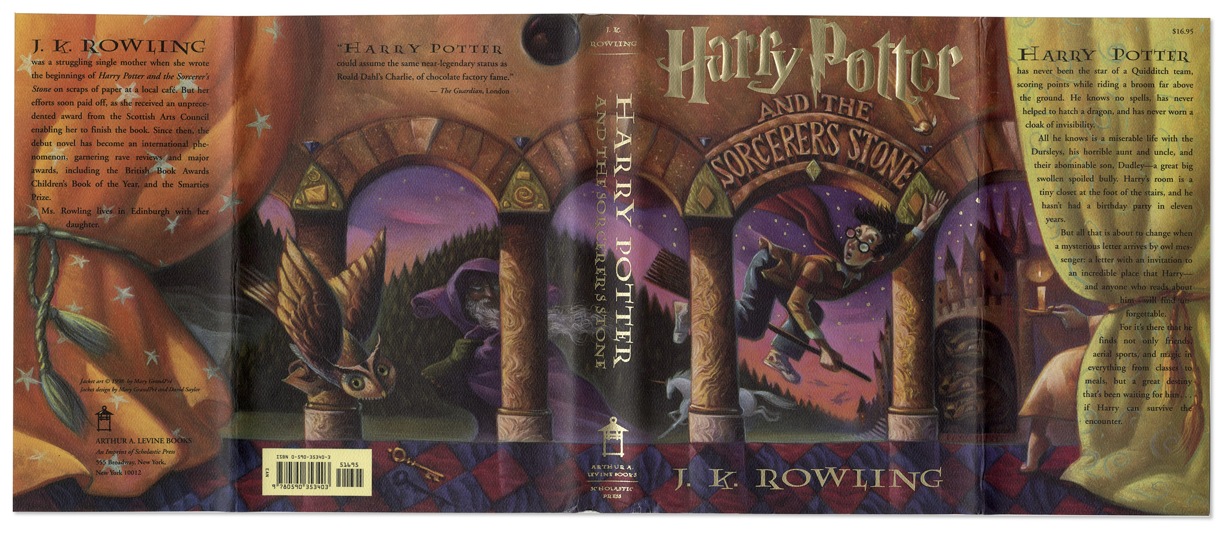 Harry Potter and the Sorcerer's Stone'' -- First American Ed...