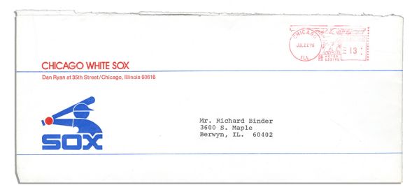 Hall of Famer Bill Veeck Typed Letter Signed -- ''...I was glad to hear that you enjoyed reading 'Veeck As In Wreck'. It was fun doing the book...''