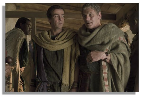 Jeffrey Thomas Screen-Worn Custom Cloak & Rings From the ''Spartacus'' TV Show Prequel, ''Gods of The Arena''