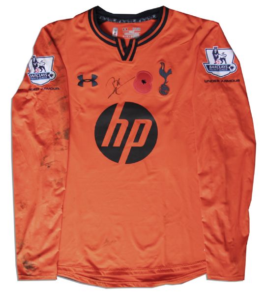 Tottenham Hotspur Football Shirt Match-Worn and Signed by Brad Friedel