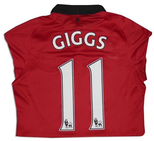 Ryan Giggs Signed Match-Worn Shirt From Manchester United
