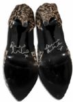 Sienna Miller Signed Shoes -- With 8'' x 10'' Signed Photo