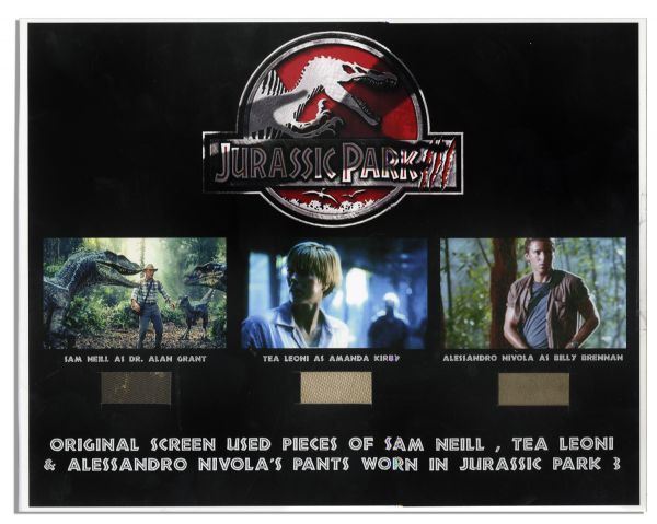 Collection of Props From ''Jurassic Park III''