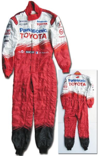 Oliver Panis Racing Suit Worn & Signed -- Worn During Formula One Seasons 2003 & 2004