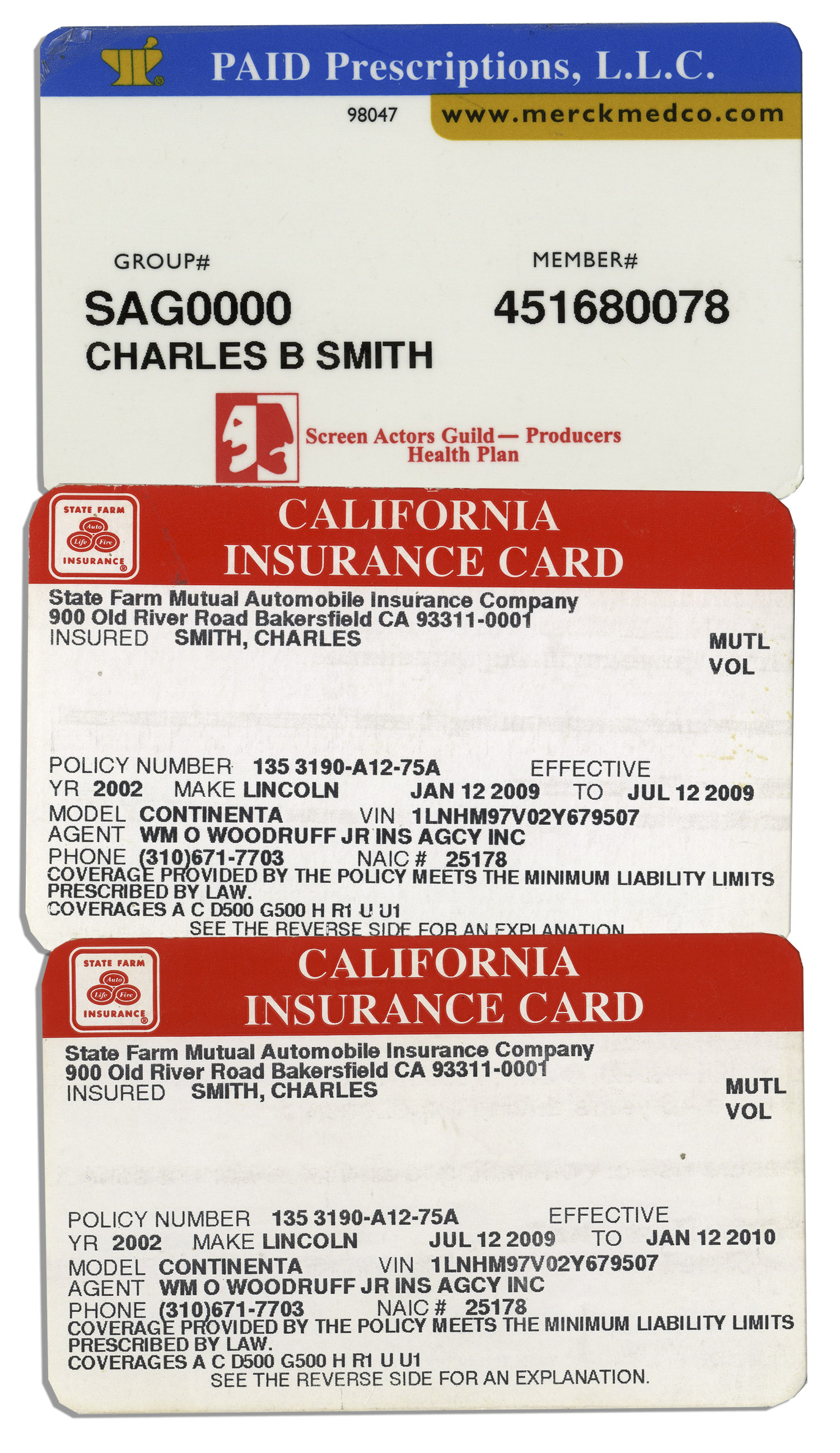 Printable State Farm Insurance Card Template - Life Insurance Quotes