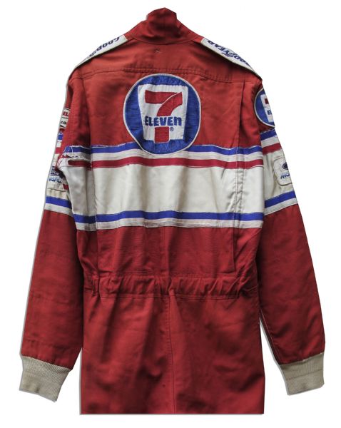Early Kyle Petty Race-Worn & Signed NASCAR Suit From 1984