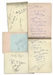 Collection of Nearly 100 Signatures by 1930s Sports Stars -- 1938 Wimbledon & 1934 British Open Golf Championship -- Henry Cotton, Bobby Riggs, Don Budge, Bill Tilden & More