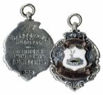 Ernest Needham Silver Football Medal From a 1919-1920 Tournament