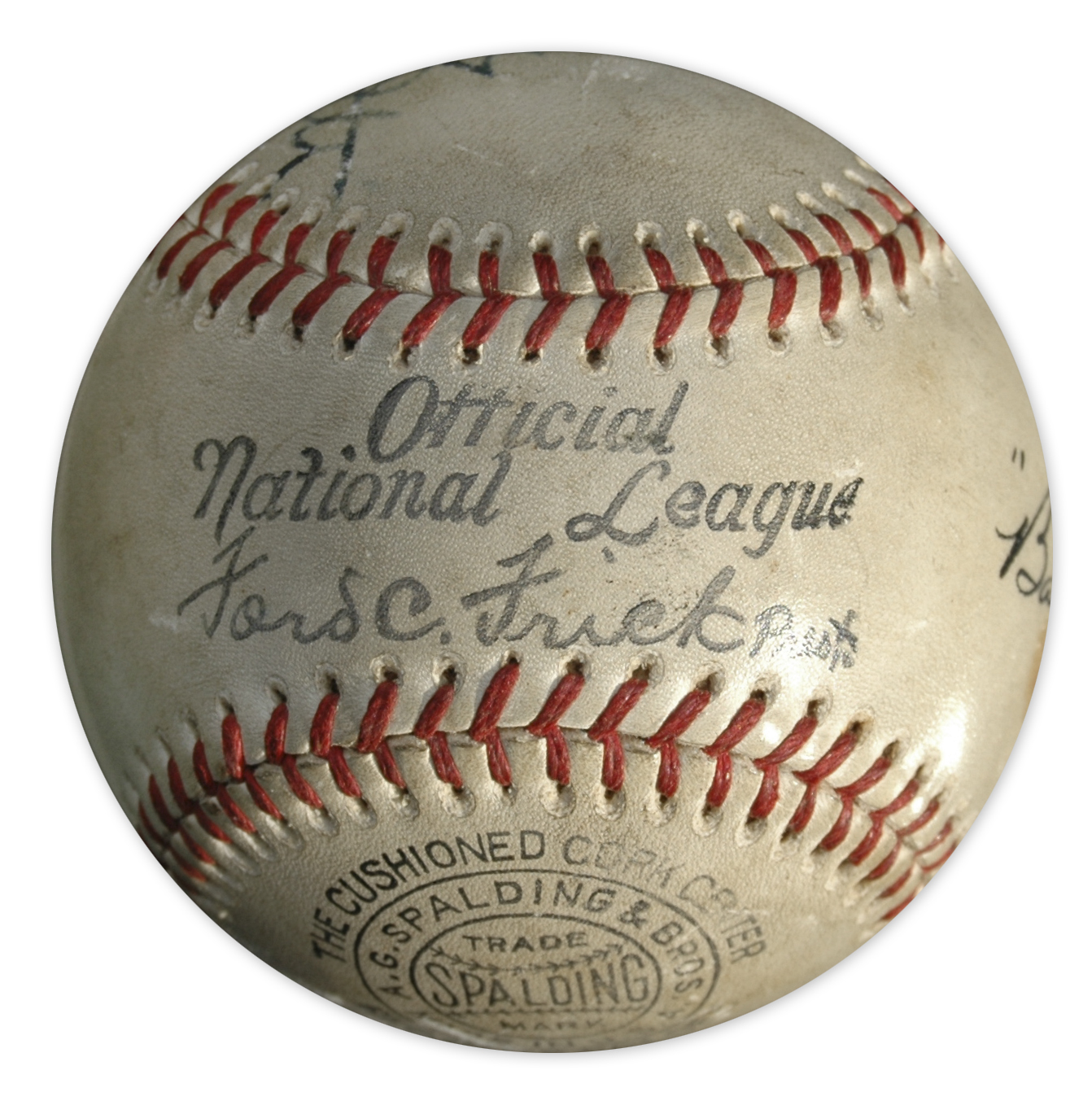 Babe Ruth Signed Baseball -- ''Sincerely / Babe Ruth'' ...
