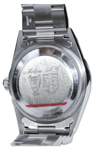 Jean-Pierre Papin's Engraved European Cup Rolex Watch Obtained Directly from Him