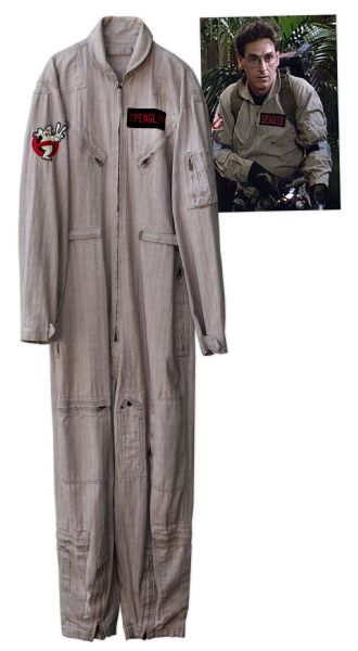 Ghostbusters II Jumpsuit Worn by Harold Ramis as Spengler -- With Ghostbusters Patch on Arm