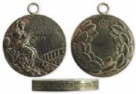 Silver Gymnastics Medal From the 1976 Summer Olympics -- Won by Member of The USSR Gymnastics Team